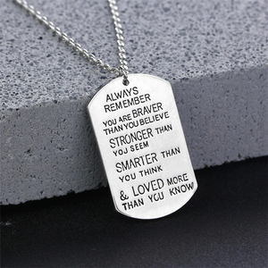 Haute Qualité Expendables Escadrons de La <span class=keywords><strong>Mort</strong></span> Armée Carte Collier pour Hommes - Product Image 1