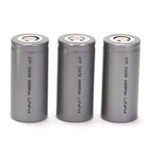 32700 Lifepo4 Oplaadbare Cilinder Li Ion Batterij 3.7V 6000Mah 32650 Lithium Batterij