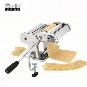 Rodillo de Pasta, máquina para amasar masa y rodillo, rodillo de aluminio y cortador, cuerpo de acero inoxidable