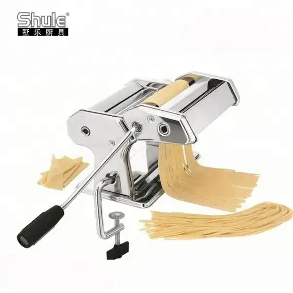 Pasta Maker Machine Hand Crank - Roller Cutter Noodle Makers Kit Stainless  Steel