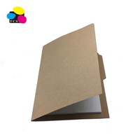 Carpeta de Archivo Kraft Manila de Tamaño Legal con Impresión UV Ecológica, Tres Colores, 1/2 Tablas, 100 Unidades por Paquete, para Uso en Oficina y Escuela