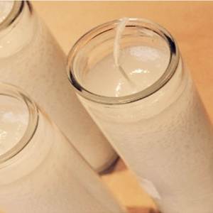 ขายส่งราคาถูกขี้ผึ้งพาราฟินสีขาวเทียนแก้ว - Product Image 6