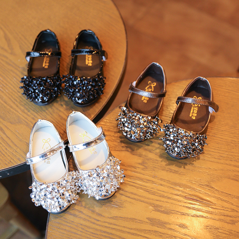 Оптовая продажа из Китая; Модные детские складные балетки на плоской подошве со стразами для девочек