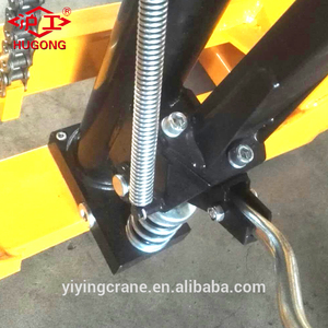 HUGO-Apilador de palés manual, 2 toneladas, 2000kg, 4400lbs, nueva carretilla elevadora de 4400lbs con componente de bomba de núcleo - Product Image 5