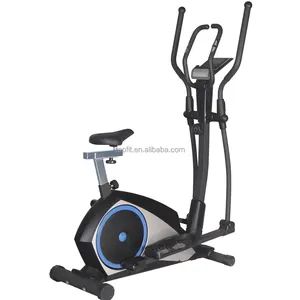 Precio bajo, cubierta Fitness magnético Cardio Cruz entrenador con asiento ajustable elíptica