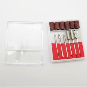 6 cái móng tay nghệ thuật khoan <span class=keywords><strong>bit</strong></span> và 6 cái chà nhám ban nhạc cho móng tay khoan đặt Móng Tay Điện móng tay tập tin kim loại <span class=keywords><strong>bit</strong></span> công cụ phụ kiện - Product Image 3