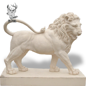 Estatua de León de Granito Grande para Decoración de Jardín en Venta - Product Image 6