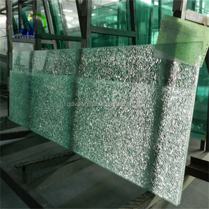 Vetro Effetto Ghiaccio Prezzo all'Ingrosso Vetro Temperato Effetto Ghiaccio per Cabine Doccia Decorative Vetro Rotto - Product Image 3