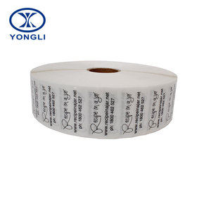 Rollo de vinilo personalizado con impresión de funciones transparentes, pegatina con <span class=keywords><strong>fondo</strong></span> <span class=keywords><strong>transparente</strong></span> y texto en negro - Product Image 4