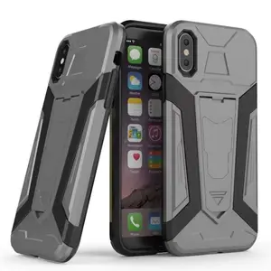2018 Hot shockproof iron man armor ontwerp 2 in 1 plastic tpu mobiele telefoon case cover voor samsung galaxy s7 en s7 edge