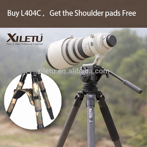 XILETU L404C Treppiede Professionale da Caccia in Fibra di Carbonio con Treppiede Mimetico da Caccia - Product Image 3