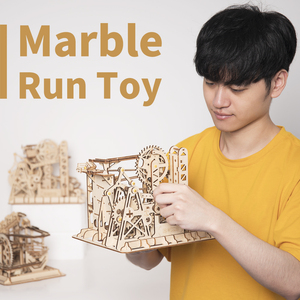 Robotime Rokr Marble Run LG501 ingranaggio assemblato stelo giocattolo meccanico <span class=keywords><strong>3D</strong></span> <span class=keywords><strong>puzzle</strong></span> in legno per <span class=keywords><strong>adulti</strong></span> - Product Image 2