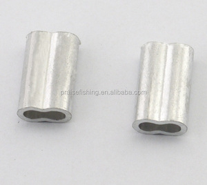 Sea Fishing Wire Leader-cable <span class=keywords><strong>de</strong></span> pesca, conector <span class=keywords><strong>de</strong></span> señuelo <span class=keywords><strong>de</strong></span> línea <span class=keywords><strong>de</strong></span> pesca, manga <span class=keywords><strong>de</strong></span> engarce <span class=keywords><strong>de</strong></span> pesca <span class=keywords><strong>de</strong></span> aluminio Doble - Product Image 3