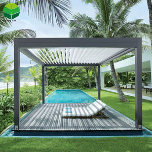 Handelsverzekering Openen En Sluiten Dak Louver Tuinhuisje Pagola Metalen Aluminium <span class=keywords><strong>Pergola</strong></span> Tuin Decoraties Zwembad Etc - Product Image 1