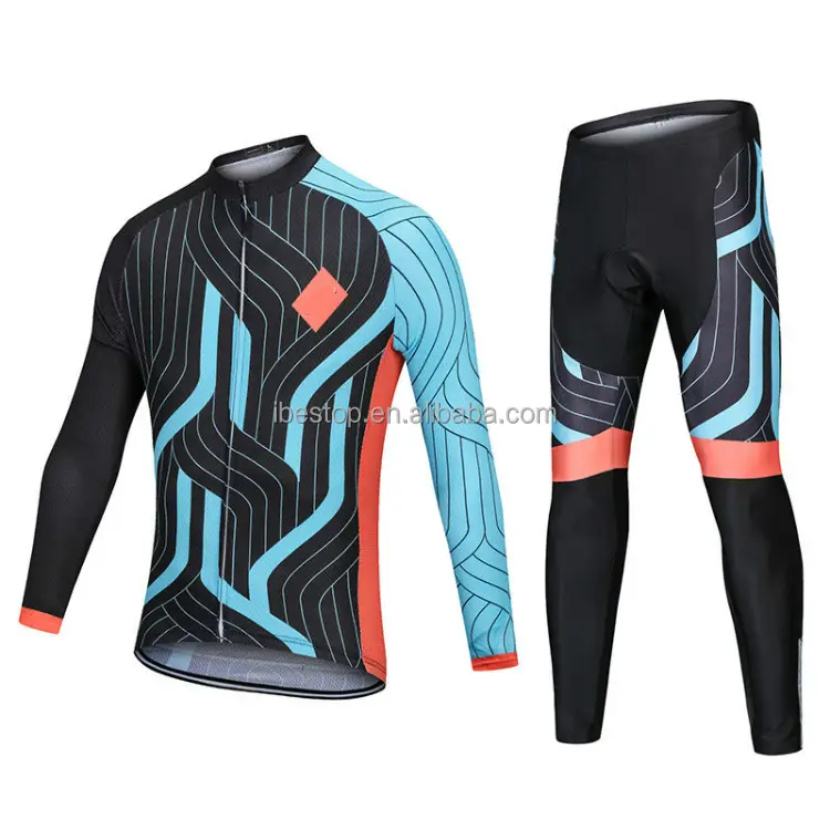 uniformes de ciclismo personalized cycling tops long sleeve silicone gripper tape for cycling clothing