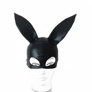 Seks cosplay kostüm tavşan maskesi kaput seksi parti üniforma roleplay yetişkin oyunları komik seks oyuncak
