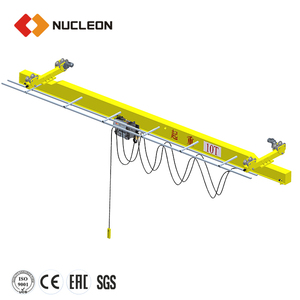 Nucleón eléctrica sola viga Goliat grúa 1 toneladas carretilla pistas 12 V eléctrica grúa de techo - Product Image 1