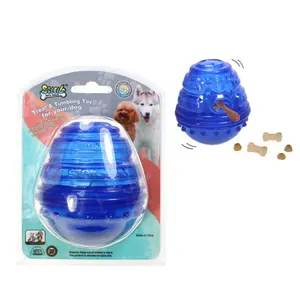 Özel etiket sunulan yumuşak TPR tedavi ve çalıştır köpek besleyici oyuncak PET oyuncak toplar çevre dostu - Product Image 1
