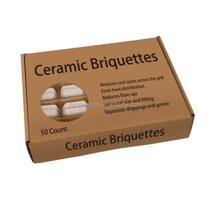 Briquettes de céramique pour <span class=keywords><strong>barbecue</strong></span> au gaz, auto-nettoyantes, résistantes à la chaleur, imperméables et antiadhésives, remplacement pour pierres de lave >3kg pour grils BBQ - Product Image 1