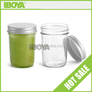 Half pint 8 oz cónico de <span class=keywords><strong>cristal</strong></span> mason jar con tapa hermética - Product Image 2