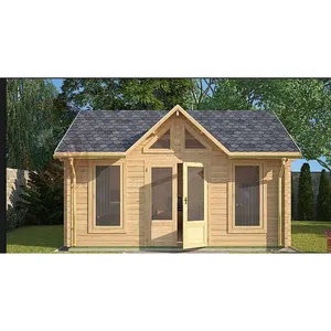 Nuevo diseño barato de madera prefabricada Jardín de la casa para la venta