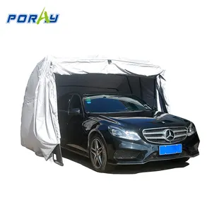 Abri <span class=keywords><strong>de</strong></span> <span class=keywords><strong>voiture</strong></span> rétractable portable robuste, verrouillable, anti-UV, imperméable - Product Image 1