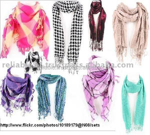 Multi Weave VISCOSE <b>SCARF</b> Hand Woven High Fashion - Product Image 4