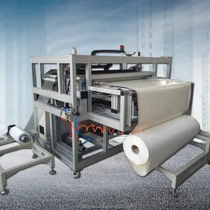 Automatic RO Membrane sheet cutting and folding machine for domestic