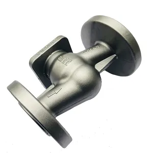 OEM Carbon Steel Precision Casting Lost Wax Investment Casting Parts Grande Válvula Body Casting e Usinagem Válvulas