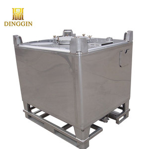 Réservoir IBC en acier inoxydable de <span class=keywords><strong>1000</strong></span> <span class=keywords><strong>litres</strong></span> <span class=keywords><strong>pour</strong></span> vin et distillerie - Product Image 1