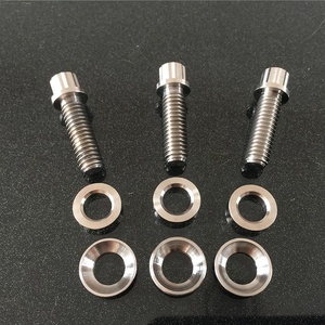 5/16-18 12 điểm mặt bích đầu Titan bánh xe rim Bolt - Product Image 4