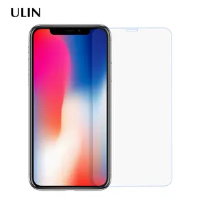 Prix De Gros Ultra Ince 9 H Ekran Koruyucu 2.5D Film En Verre Trempe Dökün Iphone X Için Protecteur decran