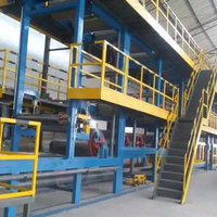 Línea de producción de fabricación de membrana impermeable para techos de betún SBS