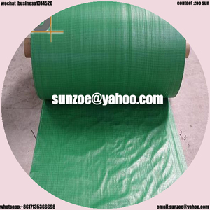 Forte durable vert pp Rafia tissu en rouleau pour fils - Product Image 1