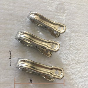 Pinces à linge robustes en acier inoxydable 201, résistantes au vent, grandes pinces à linge <span class=keywords><strong>pour</strong></span> couettes, couvertures, <span class=keywords><strong>serviettes</strong></span> <span class=keywords><strong>de</strong></span> <span class=keywords><strong>plage</strong></span>, séchage sur étendoir - Product Image 3