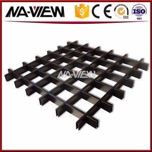 עיצוב מודרני 3d אלומיניום ג 3d גג חנות פתוח מערכת פס אריח פס עיצוב מלונות חימום חום בידוד קל רשת - Product Image 6