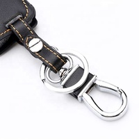 Housse de clé intelligente à 3 boutons pour Toyota RAV4 RAV 4 Yaris Reiz Camry Auris Vitz Keys Keys Etui en cuir avec clé