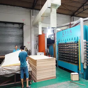 Double Sides Embossed Synchronize MDF Board Automatic Edge Banding Machine