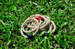 TJ MARCA GIGANTE DE MADERA JUGUETES TEJOS RING TOSS <span class=keywords><strong>JUEGO</strong></span> de JARDÍN - Product Image 2