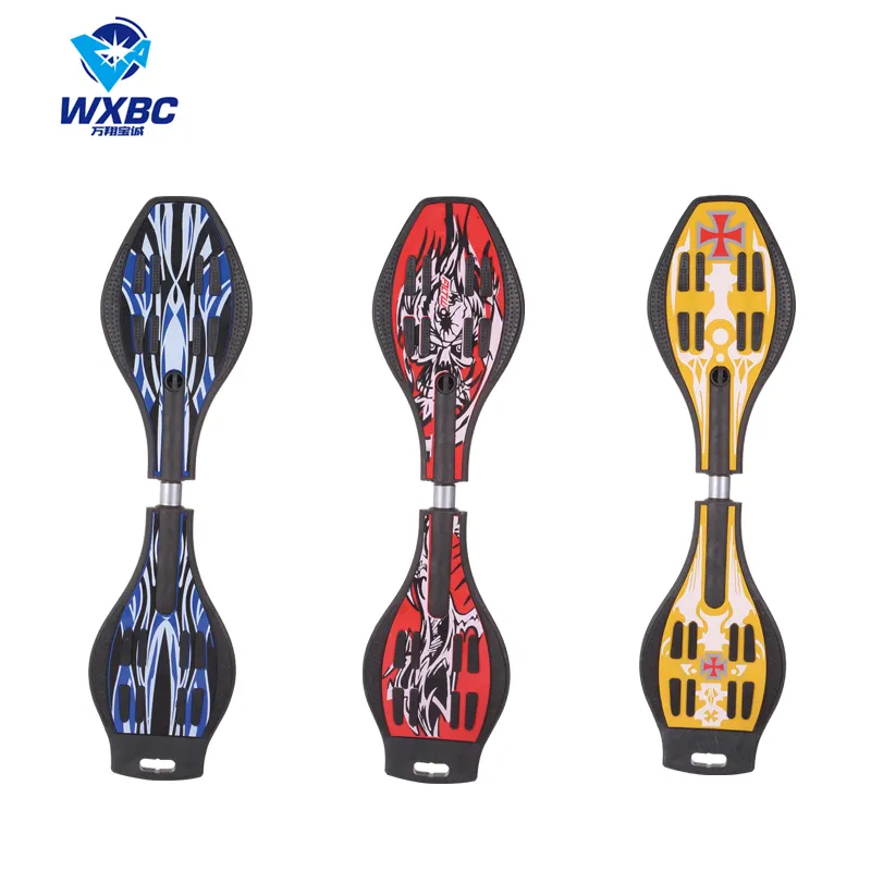 2 Bánh Xe Đường Phố Lướt Sóng Trôi Ván Trượt Rip Stick Rắn Board Waveboard