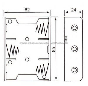 3xC Cellulare (<span class=keywords><strong>UM</strong></span>-* 3) Supporto Della Batteria Con Filo di Piombo - Product Image 4