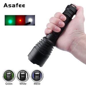 Recargable de La Noche de la luz de la antorcha de XM-L2 LED blanco luz puede cambiar a rojo o <span class=keywords><strong>verde</strong></span> <span class=keywords><strong>linterna</strong></span> led - Product Image 5