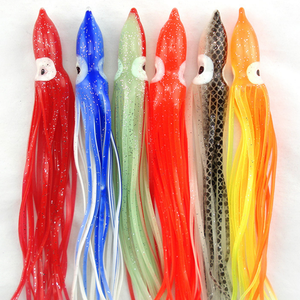 2024 nuovo colore esche da pesca morbide esca di polpo pesca al tonno esca polpo troll gonne di calamari - Product Image 3