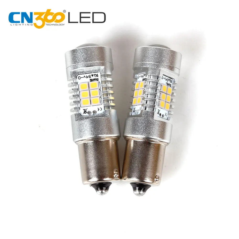 2835SMD 780 lm trắng amber red màu 12 v 8 wát led xe bulb ngày trở lại ánh sáng