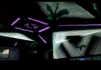 Rgb led ışık ing ampul kumaş ekran duvar video led ışık disko gece kulübü dekorasyon