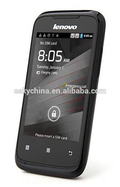 Lenovo A269i telephone 3.5 "Android 2.3 MTK6572M Dual Core 1.0 GHZ WIFI WCDMA 1300 MHz game of the root assists de tent