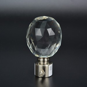 16mm Cute <strong>Finials</strong> <strong>Curtain</strong> Rod European Style Decorative Rhinestone <strong>Curtain</strong> Rail <strong>Finials</strong> - Product Image 1