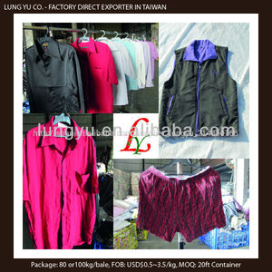 fardos de verano tropical mixto ropa usada y trapos para la venta - Product Image 2