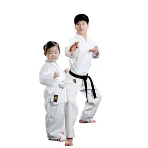 Trang Phục Võ Thuật Đầm Karate Màu Trắng Vải Karate Gi Trọng Lượng Nặng 14Oz Đồng Phục Karate