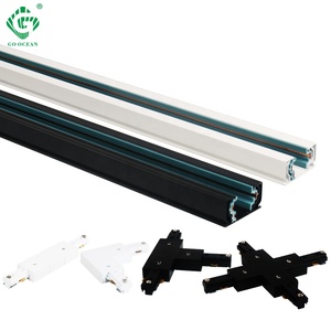 2/3/4 Drähte Beleuchtungs zubehör Schienen scheinwerfer <span class=keywords><strong>LED</strong></span>-Schienen lampen Magnets chien licht Schienen licht - Product Image 1